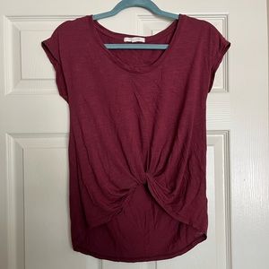 Pure + Good Knot Front Tee